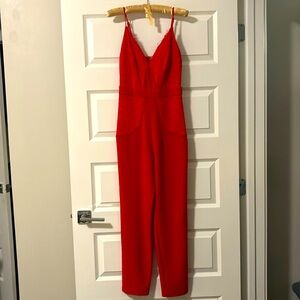 ASOS Red Jumpsuit